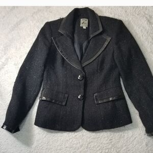 Zelda Women Black Blazer Size 6